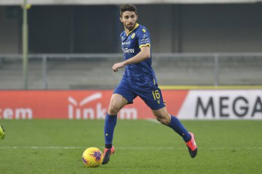 İtalyan Serie A futbol maçı Hellas Verona 'ya karşı Us Lecce