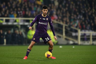 İtalyan Serisi A futbol maçı Acf Fiorentina Cenova Cfc 'ye karşı