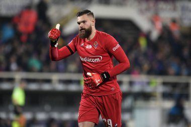 İtalyan Serisi A futbol maçı Acf Fiorentina Cenova Cfc 'ye karşı