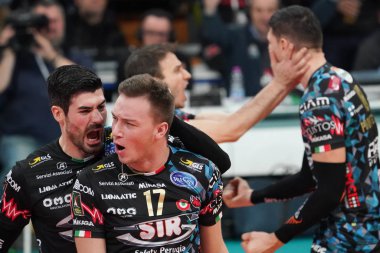İtalyan Voleybol Erkekler Kupası çeyrek finali - Sir Safety Conad Perugia Kioene Padova 'ya karşı