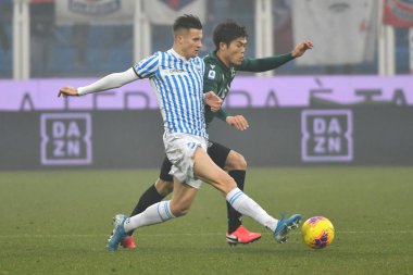 İtalyan Serisi A futbol maçı Spal Bologna 'ya karşı