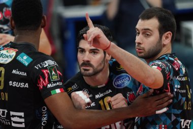 İtalyan Voleybol Erkekler Kupası çeyrek finali - Sir Safety Conad Perugia Kioene Padova 'ya karşı