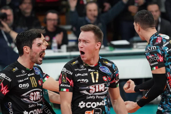 İtalyan Voleybol Erkekler Kupası çeyrek finali - Sir Safety Conad Perugia Kioene Padova 'ya karşı