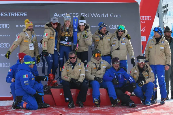 Ski Sky World Cup - Równolegle Giant Slalom Kobiety — Zdjęcie stockowe