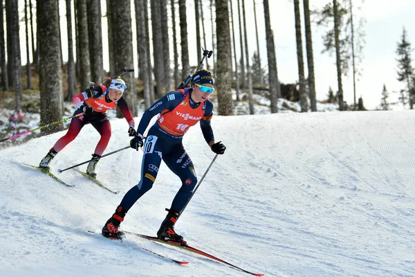 Biathlon Bmw Ibu World Cup - Mass Start Vrouwen — Stockfoto