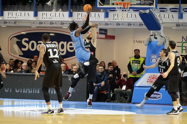 Liga de Campeones de Baloncesto Happy Casa Brindisi vs PAOK — Foto de Stock