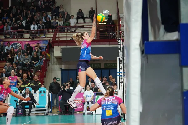 Voleibol Liga de Campeones Femenino Igor Gorgonzola Novara vs Allianz MTV Stuttgart — Foto de Stock