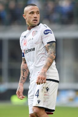 İtalyan Serie A futbol maçı Fc Internazionale - Cagliari Calcio