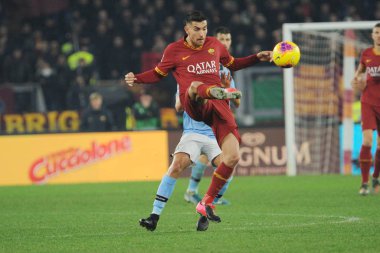 Roma, Ss Lazio 'ya karşı İtalya Serie A futbol karşılaşması