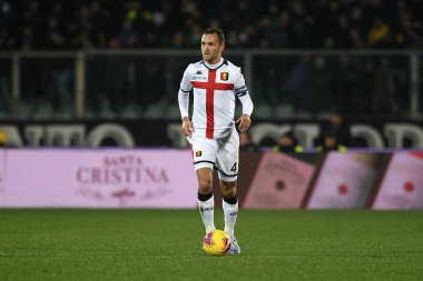 İtalyan Serisi A futbol maçı Acf Fiorentina Cenova Cfc 'ye karşı