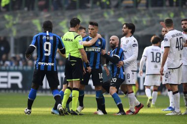 İtalyan Serie A futbol maçı Fc Internazionale - Cagliari Calcio