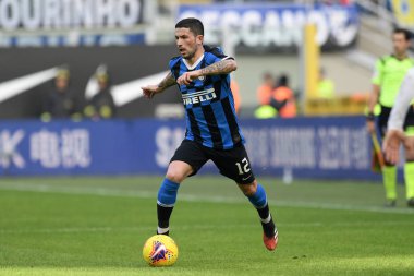İtalyan Serie A futbol maçı Fc Internazionale - Cagliari Calcio