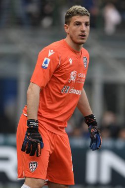 İtalyan Serie A futbol maçı Fc Internazionale - Cagliari Calcio