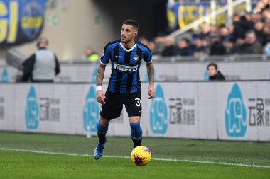 İtalyan Serie A futbol maçı Fc Internazionale - Cagliari Calcio