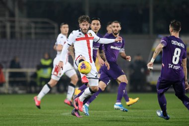 İtalyan Serisi A futbol maçı Acf Fiorentina Cenova Cfc 'ye karşı