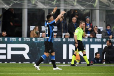 İtalyan Serie A futbol maçı Fc Internazionale - Cagliari Calcio