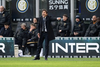 İtalyan Serie A futbol maçı Fc Internazionale - Cagliari Calcio