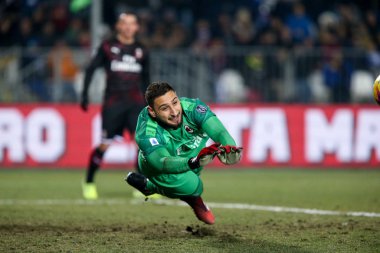 İtalyan Futbolu Serisi A Erkekler Şampiyonası Brescia Milan 'a karşı