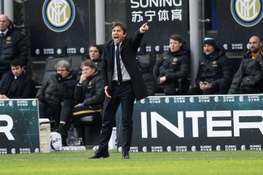 İtalyan Serie A futbol maçı Fc Internazionale - Cagliari Calcio