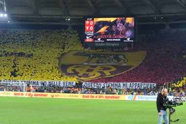 Roma, Ss Lazio 'ya karşı İtalya Serie A futbol karşılaşması