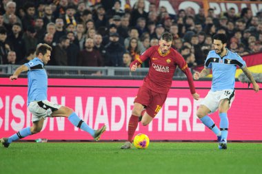 Roma, Ss Lazio 'ya karşı İtalya Serie A futbol karşılaşması