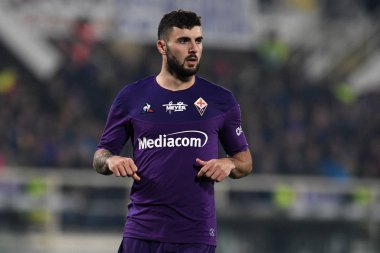 İtalyan Serisi A futbol maçı Acf Fiorentina Cenova Cfc 'ye karşı