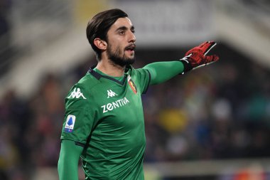 İtalyan Serisi A futbol maçı Acf Fiorentina Cenova Cfc 'ye karşı