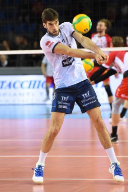 Voleybal Şampiyonlar Ligi Erkekler Şampiyonası Cucine Lube Civitanova Itas Trentino 'ya karşı