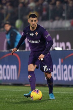 İtalyan Serisi A futbol maçı Acf Fiorentina Cenova Cfc 'ye karşı