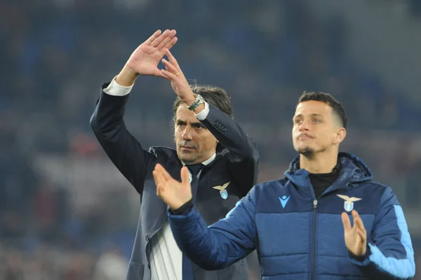 Italiano Serie A partido de fútbol AS Roma vs SS Lazio — Foto de Stock