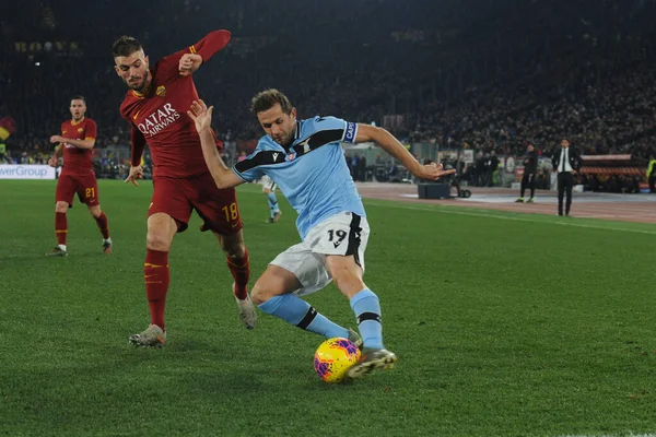 Roma, Ss Lazio 'ya karşı İtalya Serie A futbol karşılaşması