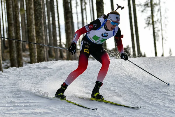 Biatlon BMW IBU világbajnokság - vegyes relé — Stock Fotó