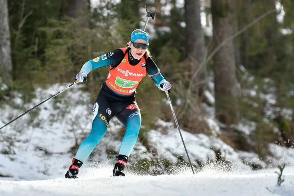 Biathlon Bmw Ibu World Cup - Pojedynczy przekaźnik Mix — Zdjęcie stockowe