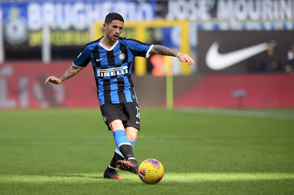 Italiano Serie A partido de fútbol FC Internazionale vs Cagliari Calcio — Foto de Stock