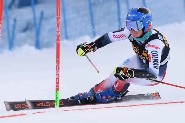 Esquí SKY Copa del Mundo - Paralelo Gigante Slalom Mujeres —  Fotos de Stock