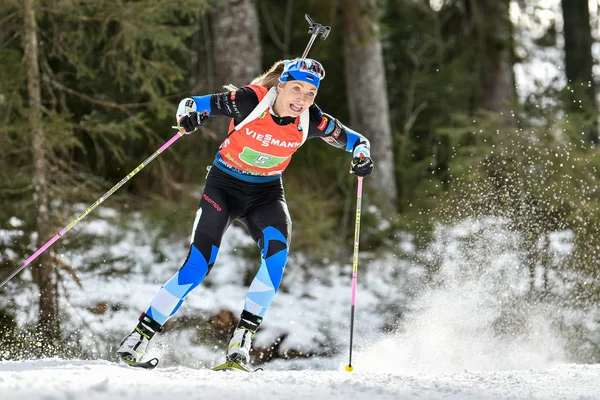 Biathlon Bmw Ibu World Cup - Pojedynczy przekaźnik Mix — Zdjęcie stockowe