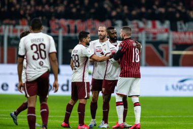 İtalya Tim Kupası Şampiyonluğu Ac Milan Torino 'ya karşı