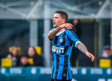 İtalyan Serie A futbol maçı Fc Internazionale - Cagliari Calcio