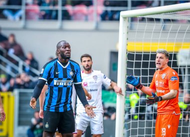 İtalyan Serie A futbol maçı Fc Internazionale - Cagliari Calcio