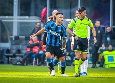 İtalyan Serie A futbol maçı Fc Internazionale - Cagliari Calcio