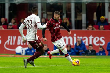 İtalya Tim Kupası Şampiyonluğu Ac Milan Torino 'ya karşı