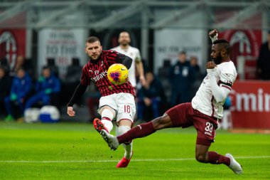 İtalya Tim Kupası Şampiyonluğu Ac Milan Torino 'ya karşı