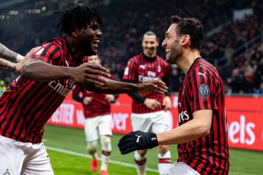 İtalya Tim Kupası Şampiyonluğu Ac Milan Torino 'ya karşı