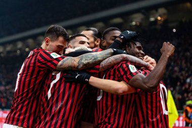 İtalya Tim Kupası Şampiyonluğu Ac Milan Torino 'ya karşı