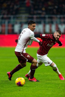 İtalya Tim Kupası Şampiyonluğu Ac Milan Torino 'ya karşı