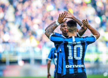 İtalyan Serie A futbol maçı Fc Internazionale - Cagliari Calcio
