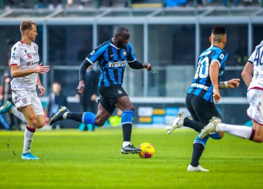 İtalyan Serie A futbol maçı Fc Internazionale - Cagliari Calcio