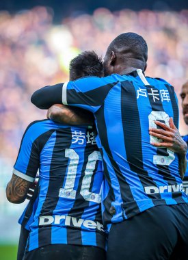 İtalyan Serie A futbol maçı Fc Internazionale - Cagliari Calcio