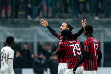 İtalya Tim Kupası Şampiyonluğu Ac Milan Torino 'ya karşı