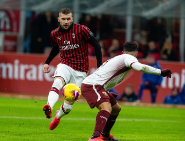 İtalya Tim Kupası Şampiyonluğu Ac Milan Torino 'ya karşı